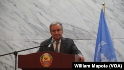 Katibu mkuu wa umoja wa mataifa António Guterres