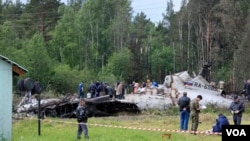 El avión quedó a un kilómetro de la pista cuando se desvió de su curso.