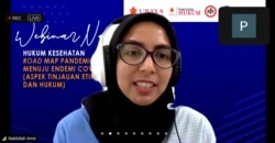 Dosen Fakultas Hukum, Universitas Surabaya, Nabbillah Amir (VOA/Petrus Riski-).
