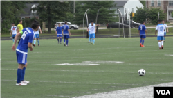 The opening-day match of the Uyghur American Cup.