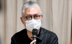 香港政治学者、高教公民召集人黄伟国表示， 中国必须透过制订"港版国安法"展示外交上强硬的姿态。 (美国之音/汤惠芸)