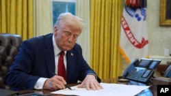 Donald Trump, Presidente dos Estados Unidos da América.