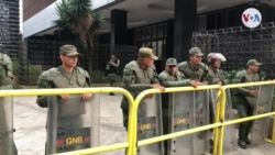 Guardia Nacional Bolivariana bloquea inmediaciones de la Asamblea Nacional de Venezuela