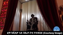 በዛሬው ዕለት ከተመረቀው "አንድነት ፓርክ" ውስጥ የዳግማዊ አፄ ምኒሊክ መታሰቢያ 