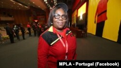 Luísa Damião, vice-presidente do MPLA, partido no poder em Angola