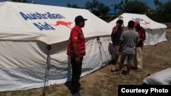 Kegiatan relawan PMI di Sulawesi Tengah. (Foto courtesy: PMI)