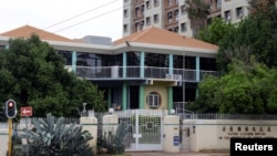 資料照片：台灣位於南非行政首都比勒陀利亞的代表處—台北駐南非聯絡處。 (2024年10月22日)