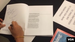 Book signing at ‘Meta House’ gallery in Phnom Penh.