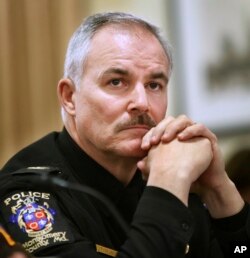 Montgomery County, Md., Police Chief J. Thomas Manger testifies before a Homeland Security Committee hearing in Washington, March 4, 2009.