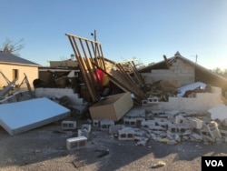 Mexico Beach, de 1.000 habitantes, fue devastado por el huracán Michael.