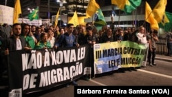 Protesto anti-imigração