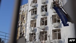 Больница, поврежденная в результате удара российского беспилотника по Одессе 19 февраля 2025 года.