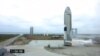 Kendaraan antariksa "Starship" setelah uji coba terbang di Boca Chica, Texas, Rabu, 5 Mei 2021. (SpaceX via AP)
