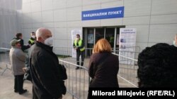 Vaccination in Banja Luka, Republika Srpska, Bosnia and Herzegovina 