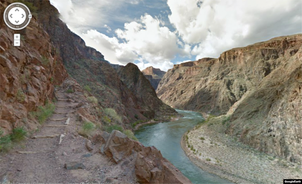 The 1,450-mile Colorado River has carved the Grand Canyon over the millenia. Here's view from the Arizona Trail.