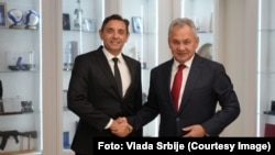 Susret potpredsjednika vlade Srbije Aleksandra Vulina i ruskog zvaničnika Sergeja Šojgua u Moskvi 9. septembra 2024. godine (foto: Vlada Srbije)