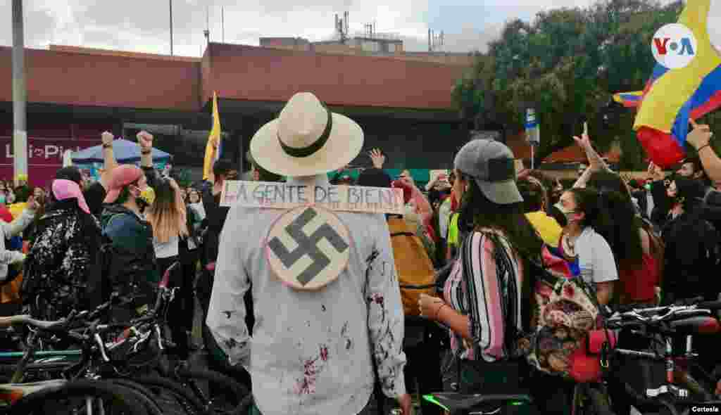 Además del Monumento a Los Héroes, parques emblemáticos de la ciudad fueron testigos de las manifestaciones.