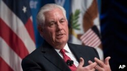 FILE - Secretary of State Rex Tillerson.