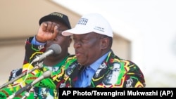 Aliyekuwa makamu wa rais wa Zimbabwe Emmerson Mnangagwa.