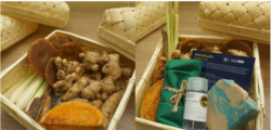 Produk 'healthy kit’, yang dikemas dengan bahan ramah lingkungan, di tengah wabah COVID-19. (Foto: IG@ellojello.id)