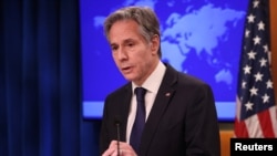 انتونی بلینکن، وزیر خارجهٔ امریکا، خواهان موقفگیری یکپارچهٔ ناتو در برابر روسیه شد