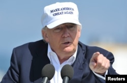 Republican presidential candidate Donald Trump speaks during a news conference, at his Turnberry golf course, in Turnberry, Scotland, Britain June 24, 2016.