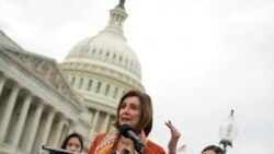 美國國會眾議院榮譽議長佩洛西在國會山莊前一場聲援港人的集會上表示，美國國會兩黨將繼續合作為港人發聲。 (法新社：2024年11月19日)