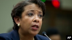 La ministre de la justice américaine Loretta Lynch