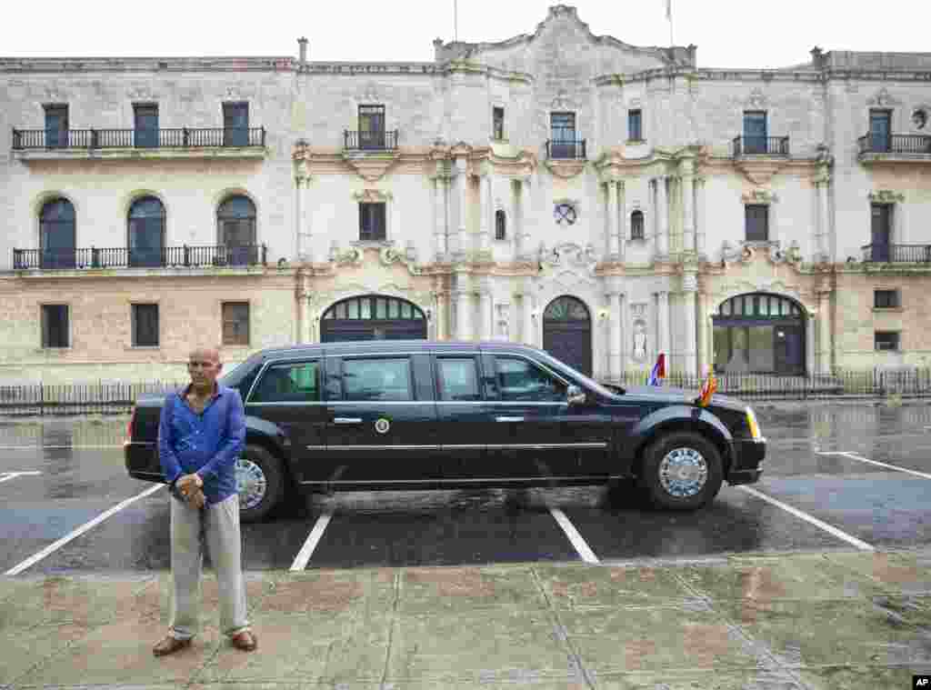 Prezident Obamaning limuzini, Gavana, 20-mart, 2016