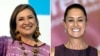 ARCHIVO - Esta combinación muestra a las candidatas a la presidencia de México, Xóchitl Gálvez (izq) y Claudia Sheinbaum (der) en la Ciudad de México, en julio y septiembre de 2023. 