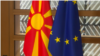 Zastave Severne Makedonije i EU
