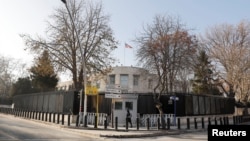 ទិដ្ឋភាព​ទូទៅ​នៃ​ស្ថានទូត​សហរដ្ឋ​អាមេរិក​ក្នុង​ប្រទេ​ស​តួកគី រដ្ឋអង់ការ៉ា។