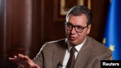 Aleksandar Vučić u intervjuu za Rojters (Foto: REUTERS/Zorana Jevtić)