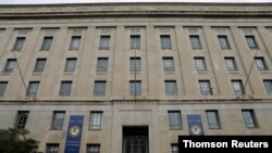 资料照片：美国司法部在华盛顿的总部大楼。