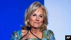 資料照片：美國第一夫人吉爾·拜登。