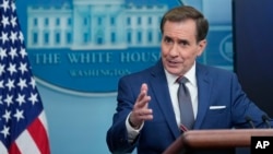 Džon Kirbi, savjetnik za nacionalnu bezbjednost Bijele kuće na konferenciji za novinare (Foto: AP/Susan Walsh)