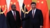 Presidente angolano, João Lourenço, com Presidente chinês, Xi Jinping, durante a cimeira China África em Pequim. 2 de Setembro 2018