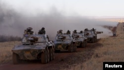 Soldiers from 22 African nations join exercises as part of the African Union's African Standby Force (ASF) at the South Africa National Defense Force's Lohatla training area, Oct. 27, 2015. 