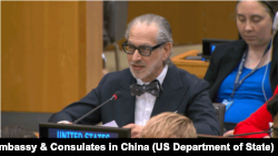 美国驻联合国经济及社会理事会代理代表、美国驻联合国儿童基金会(UNICEF)代理代表乔纳森·施里尔(2025年8月28日)