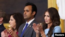 Vivek Ramaswamy në ceremoninë e inaugurimit të Presidentit Trump - 20 janar 2025.