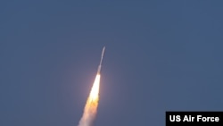 为美国太空军发射的第一颗通信卫星2020年3月26日发射升空（美国空军照片）