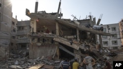 Israeli airstrike in Gaza City