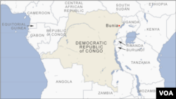 Ramani ya Bunia, DRC