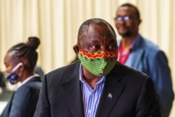 Presiden Cyril Ramaphosa di Johannesburg, Afrika Selatan. (Foto: dok).