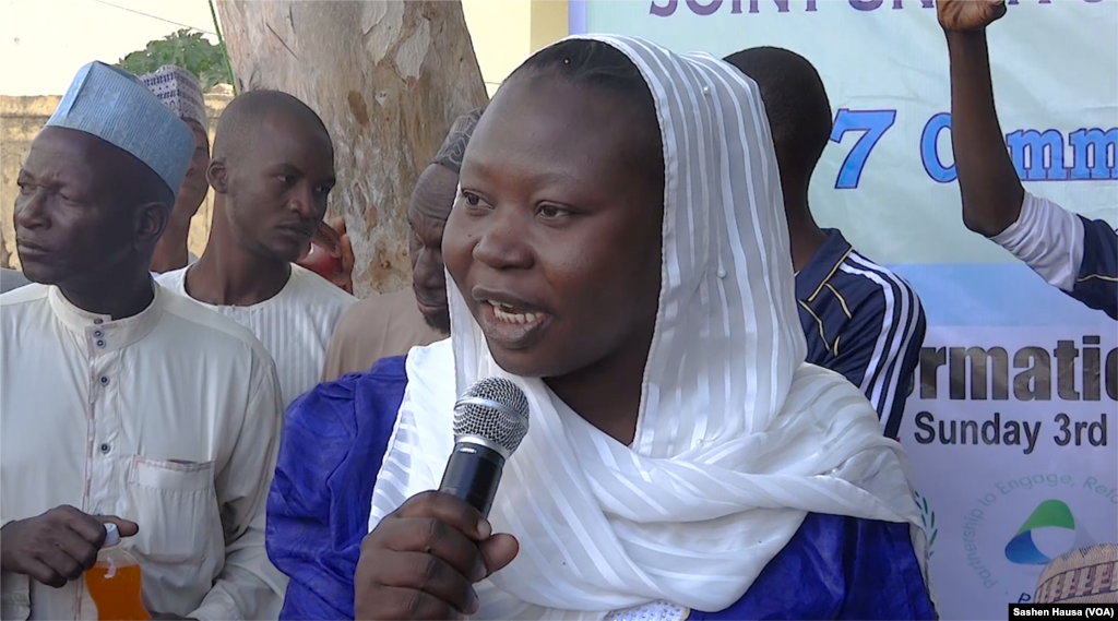 Shugabar Gidauniyar Damna'ish Aisha Musa Kida ta halarci &nbsp;Bikin Ranar Tunawa Da Nakasassu A Maiduguri, Disemba 4, 2017&nbsp;