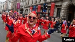 نمایشی ڕۆژی ساڵی نوێ لە لەندەن پایتەختی بەریتانیا، 1ی مانگی یەکی ، 2023