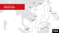 MAP: South China Sea territorial claims