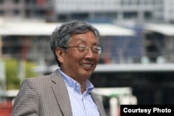 位于美国纽约的《北京之春》名誉主编胡平(照片提供:胡平)