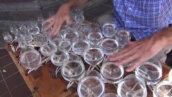 Glass Harpist Awes Tourists With Sassy Tunes