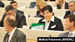 Dušanka Majkić, poslanica u Predstavničkom domu Parlamentarne skupštine BiH, decembar 2014.